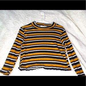 Caution to the wind striped shirt